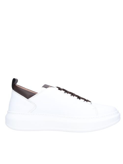 Sneakers in pelle ed ecopelle ALEXANDER SMITH | W1U 80WDB WEMBLEYBIANCO-MARRONE